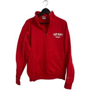 St. Mary's University Winona Cardinals 1/4-Zip Sweatshirt Size M